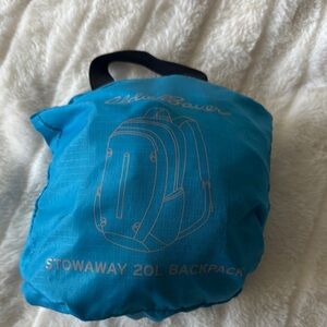 Eddie Bauer Teal Stowaway Backpack